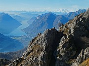 30 Lago di Lugano (ramo di Porlezza) con vista in Monte Rosa